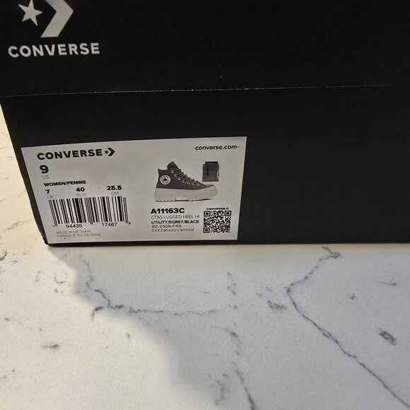 Converse Women's Green High-Top Sneakers - Picture 12 of 14